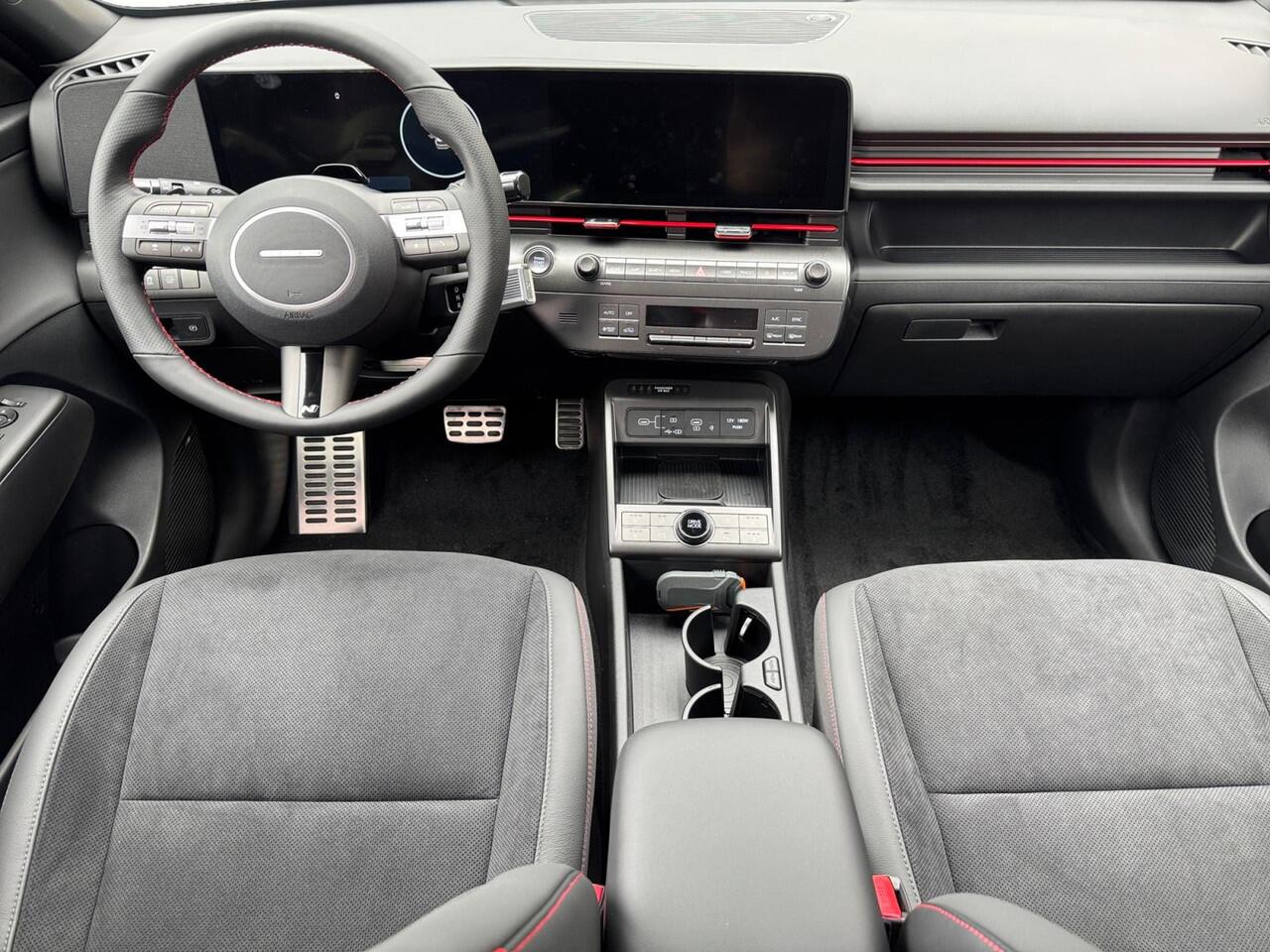 Hyundai Kona N Line 1.6 GDI HEV 137pk | ¤5.120 KORTING | STOELVERW. | DODEHOEKBEW. | 360° CAMERA | BLINDVIEW MONITOR |