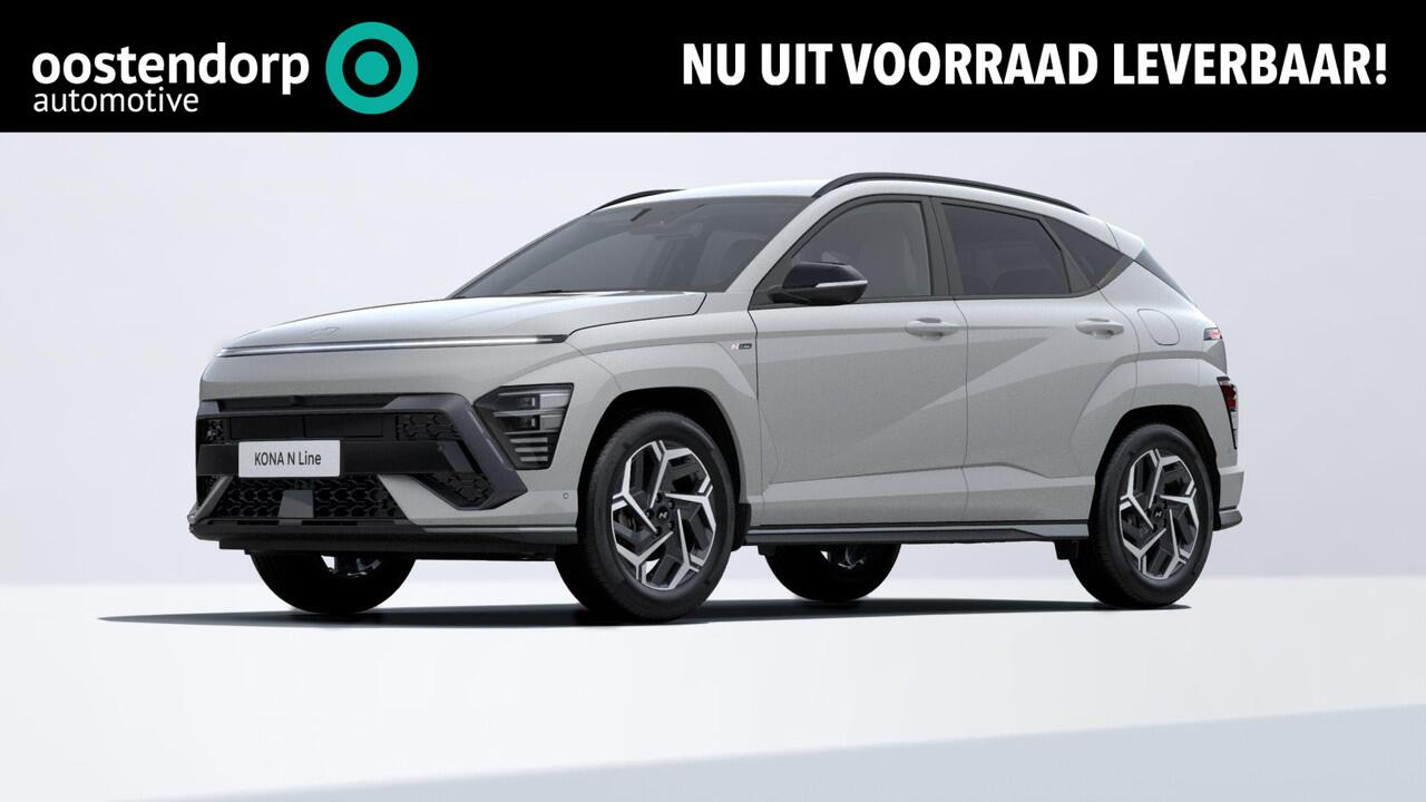 Hyundai Kona 1.6 GDI HEV N Line | Rijklaarprijs! | Speciale Korting | Alcantara Leer | 360 Camera |