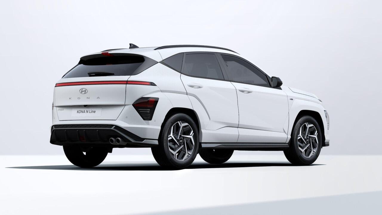 Hyundai Kona 1.6 GDI HEV N Line ** Nu met gratis Trekhaak of All-season banden + ¤ 2.500 Voordeel ** Nieuw uit voorraad leverbaar **/ Nieuw Uit Voorraad Leverbaar / ¤2500,- Voordeel / Navigatie / Cruise Control Adaptief /