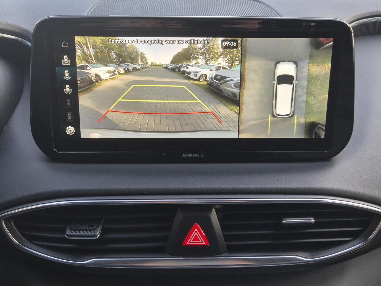 Hyundai SANTA FE 1.6 T-GDI PHEV Plug-in Premium Automaat Fabrieksgarantie tot 07/2027 / HUD / trekhaak 1.350 kg / Elektrische achterklep / Stuur-,Stoel en Achterbankverwarming / Adaptief CC / Stoelventilatie / Rondomzicht camera /