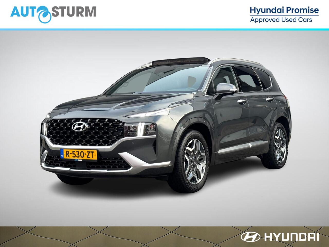 Hyundai SANTA FE 1.6 T-GDI HEV Premium Plus Sky 7p. NL-Auto, Meest Luxe Uitvoering!