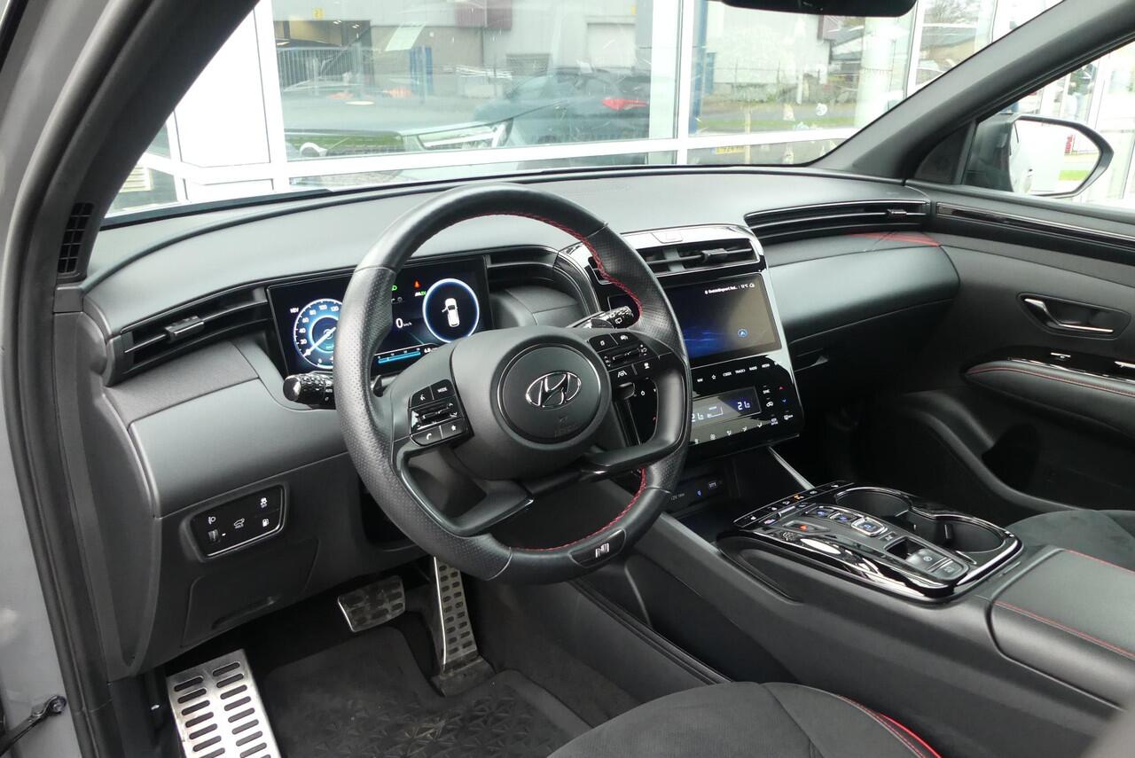 Hyundai TUCSON 1.6 T-GDI PHEV N Line 4WD KRELL, STOEL/STUURVERWARMING, ADAPT. CRUISE, CLIMA, NAVI, ELEKT. ACHTERKLEP, CAMERA, PDC V&A, 41.168KM