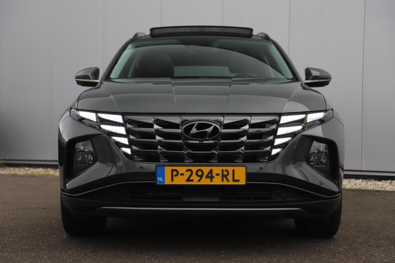 Hyundai TUCSON 1.6 T-GDI HEV Premium Sky Automaat Panoramadak Leder Stoelverkoeling verwarming Navigatie Achteruitrijcamera Carplay Android