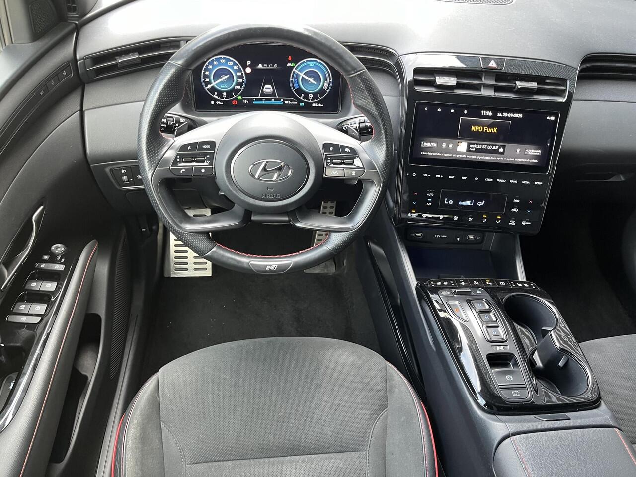 Hyundai TUCSON 1.6 T-GDI 265PK PHEV N Line 4WD | Trekhaak | Panorama schuifkanteldak | Blind spot view monitor | Alcantara premium bekleding | N-Line Pack | Sidesteps |