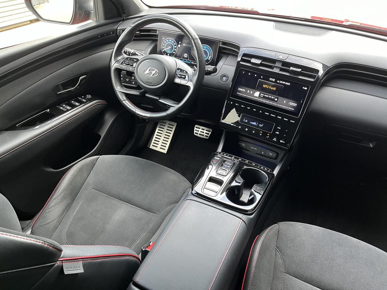 Hyundai TUCSON 1.6 T-GDI 265PK PHEV N Line 4WD | Trekhaak | Panorama schuifkanteldak | Blind spot view monitor | Alcantara premium bekleding | N-Line Pack | Sidesteps |