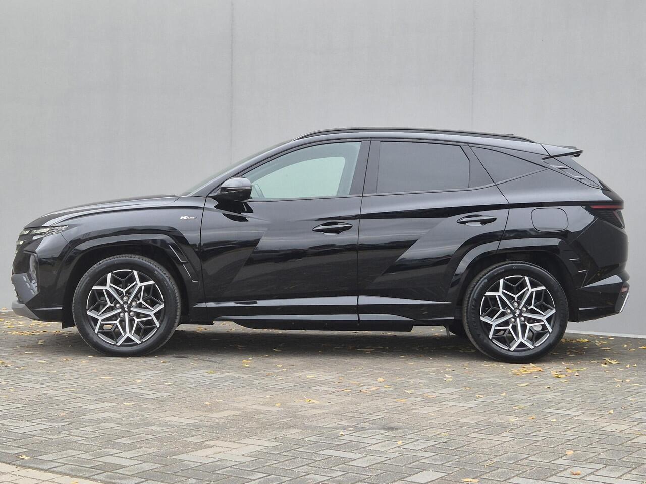 Hyundai TUCSON 1.6 T-GDI PHEV Plug-in N Line 4WD Automaat / Apple Carplay Android Auto / Trekgewicht 1350 kg / Elektrische achterklep / Stuur-, Stoel en Achterbankverwarming / Rondomzicht camera / Stoelventilatie /