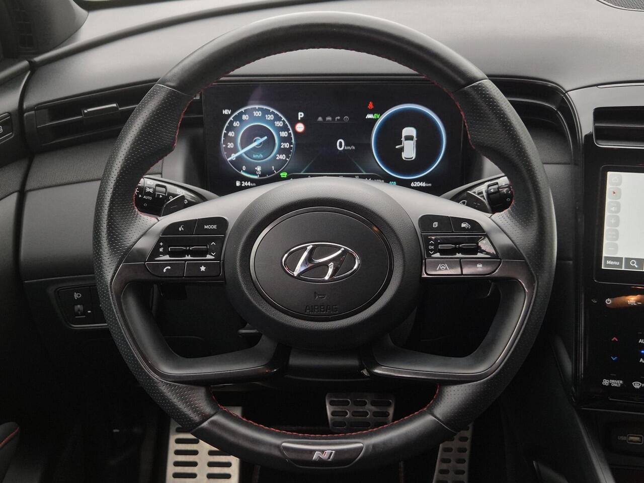 Hyundai TUCSON 1.6 T-GDI PHEV Plug-in N Line 4WD Automaat / Apple Carplay Android Auto / Trekgewicht 1350 kg / Elektrische achterklep / Stuur-, Stoel en Achterbankverwarming / Rondomzicht camera / Stoelventilatie /