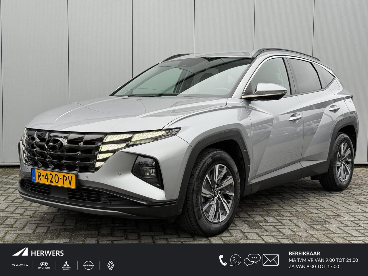 Hyundai TUCSON 1.6 T-GDI HEV Comfort Smart / Navigatie / Adaptieve Cruise Control / Fabrieksgarantie t/m 10-2027 / Elektrisch bedienbare achterklep /