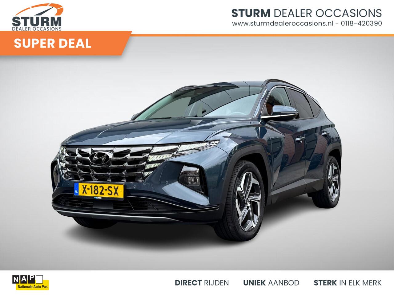 Hyundai TUCSON 1.6 T-GDI HEV Premium NL-Auto, 1650kg Trekgewicht! | Vol-Leder | Digitaal Instrumentenpaneel | Adapt. Cruise Control | Apple Carplay/Android Auto | Stoelverwarming | Dodehoek Detectie | 360° Camera | Rijklaarprijs!