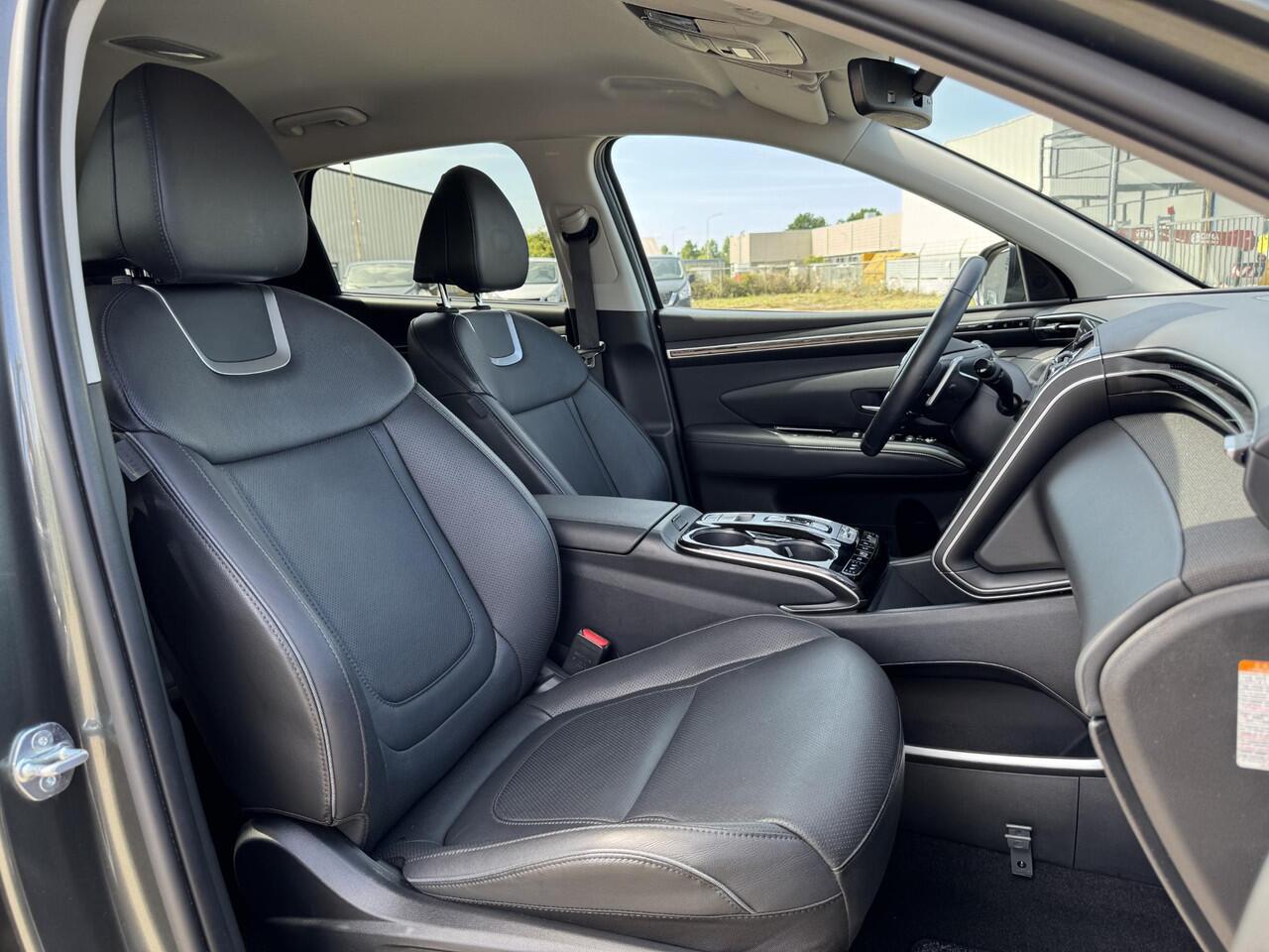 Hyundai TUCSON 1.6 T-GDI HEV Premium NL-Auto, 1650kg Trekgewicht! | Vol-Leder | Digitaal Instrumentenpaneel | Adapt. Cruise Control | Apple Carplay/Android Auto | Stoelverwarming | Dodehoek Detectie | 360° Camera | Rijklaarprijs!