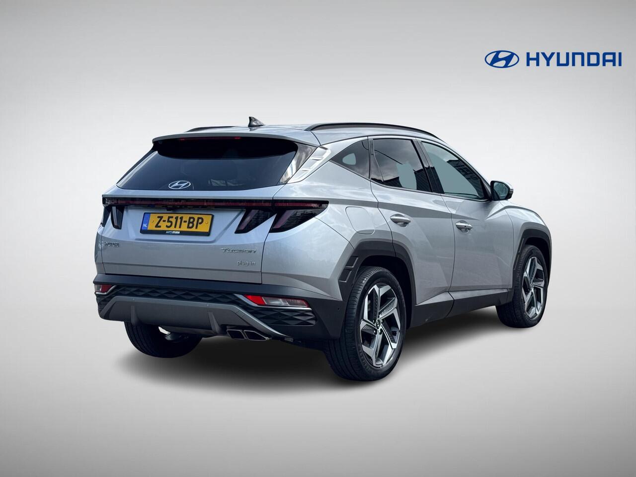 Hyundai TUCSON 1.6 T-GDI PHEV Premium 4WD SoH 99% NL-Auto, 1350kg Trekgewicht! | Vol-Leder | Digitaal Instrumentenpaneel | Adapt. Cruise Control | Apple Carplay/Android Auto | Stoelverwarming | Dodehoek Detectie | 360° Camera | Rijklaarprijs!