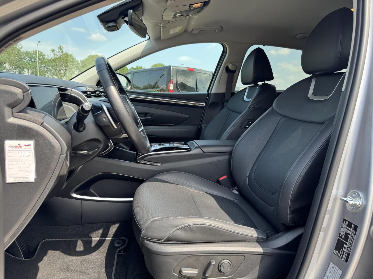 Hyundai TUCSON 1.6 T-GDI PHEV Premium 4WD SoH 99% NL-Auto, 1350kg Trekgewicht! | Vol-Leder | Digitaal Instrumentenpaneel | Adapt. Cruise Control | Apple Carplay/Android Auto | Stoelverwarming | Dodehoek Detectie | 360° Camera | Rijklaarprijs!