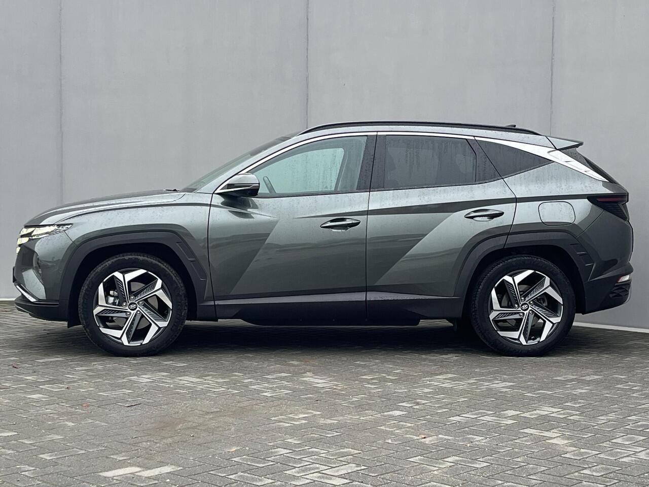 Hyundai TUCSON 1.6 T-GDI PHEV Premium 4WD / Vaste Trekhaak 13-polig (Trekgewicht 1.350kg) / Stuur- en Stoelverwarming / Stoelverkoeling / Adaptieve Cruise Control / 360° Camera / Climate Control / Navigatie full map / Apple Carplay & Android Auto / Elektrisch Verstelbar