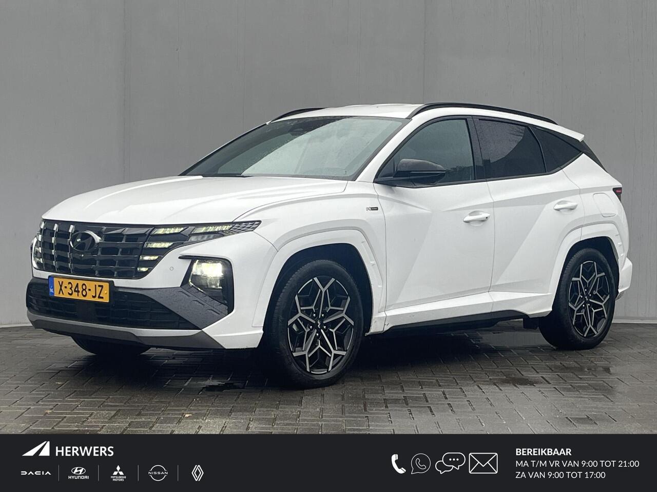 Hyundai TUCSON 1.6 T-GDI PHEV N Line 4WD / Vaste Trekhaak 13-polig (Trekgewicht 1.350kg) / Stuur- en Stoelverwarming / Stoelverkoeling / 360° Camera / Apple Carplay & Android Auto / Elektrische Achterklep / Climate Control / Adaptieve Cruise Control / Elektrisch Verste