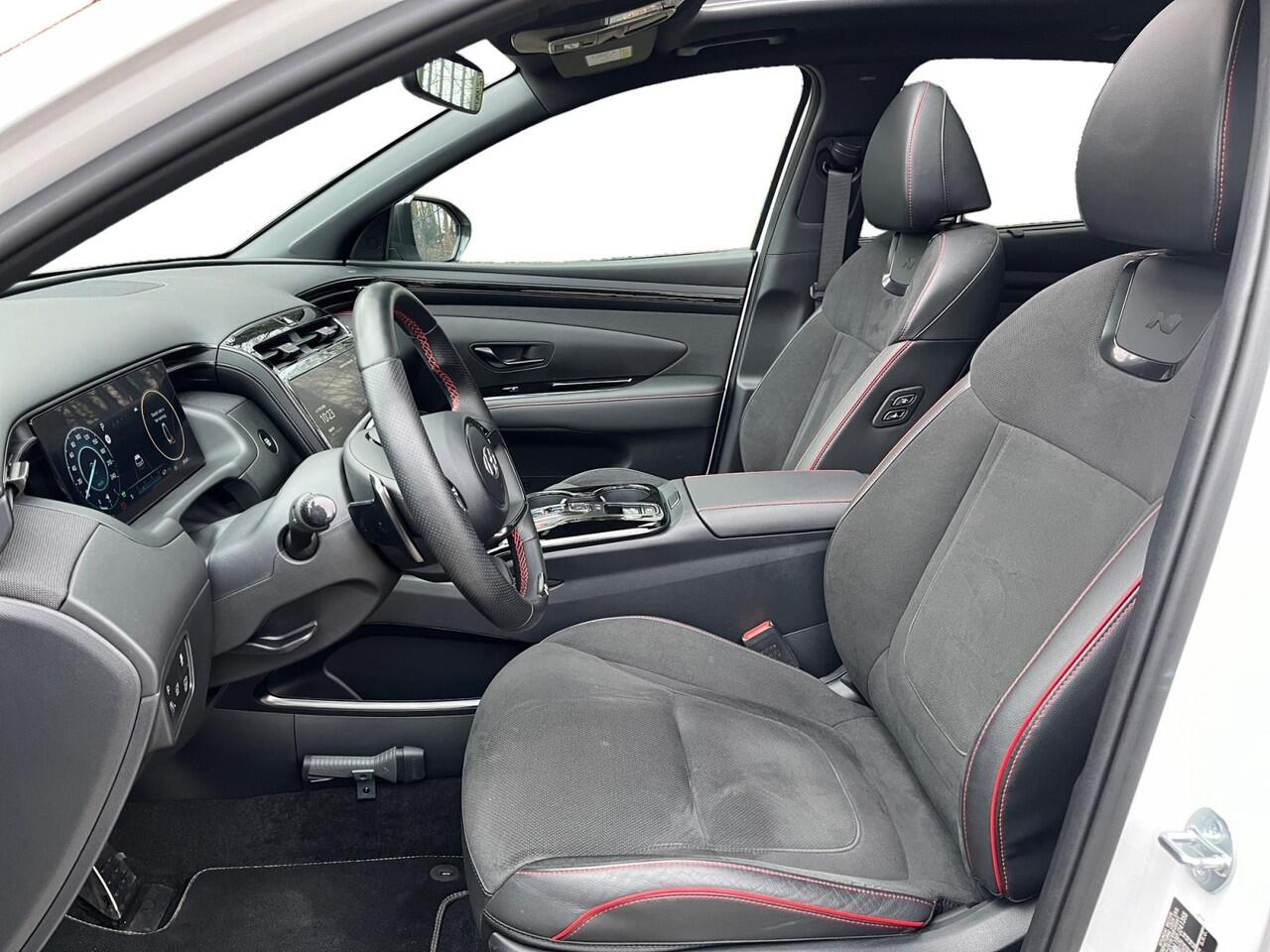 Hyundai TUCSON N Line Sky 1.6 T-GDI HEV 230pk | SCHUIF/KANTELDAK | ALCANTARA BEKLEDING | STOELVENTILATIE & VERWARMING | 360° CAMERA | ADAPTIVE CRUISE | ELEKTR. VERSTELBARE STOELEN |