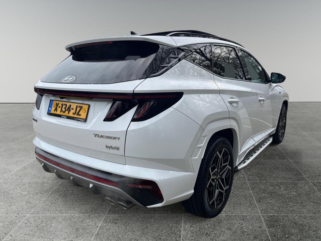 Hyundai TUCSON N Line Sky 1.6 T-GDI HEV 230pk | SCHUIF/KANTELDAK | ALCANTARA BEKLEDING | STOELVENTILATIE & VERWARMING | 360° CAMERA | ADAPTIVE CRUISE | ELEKTR. VERSTELBARE STOELEN |