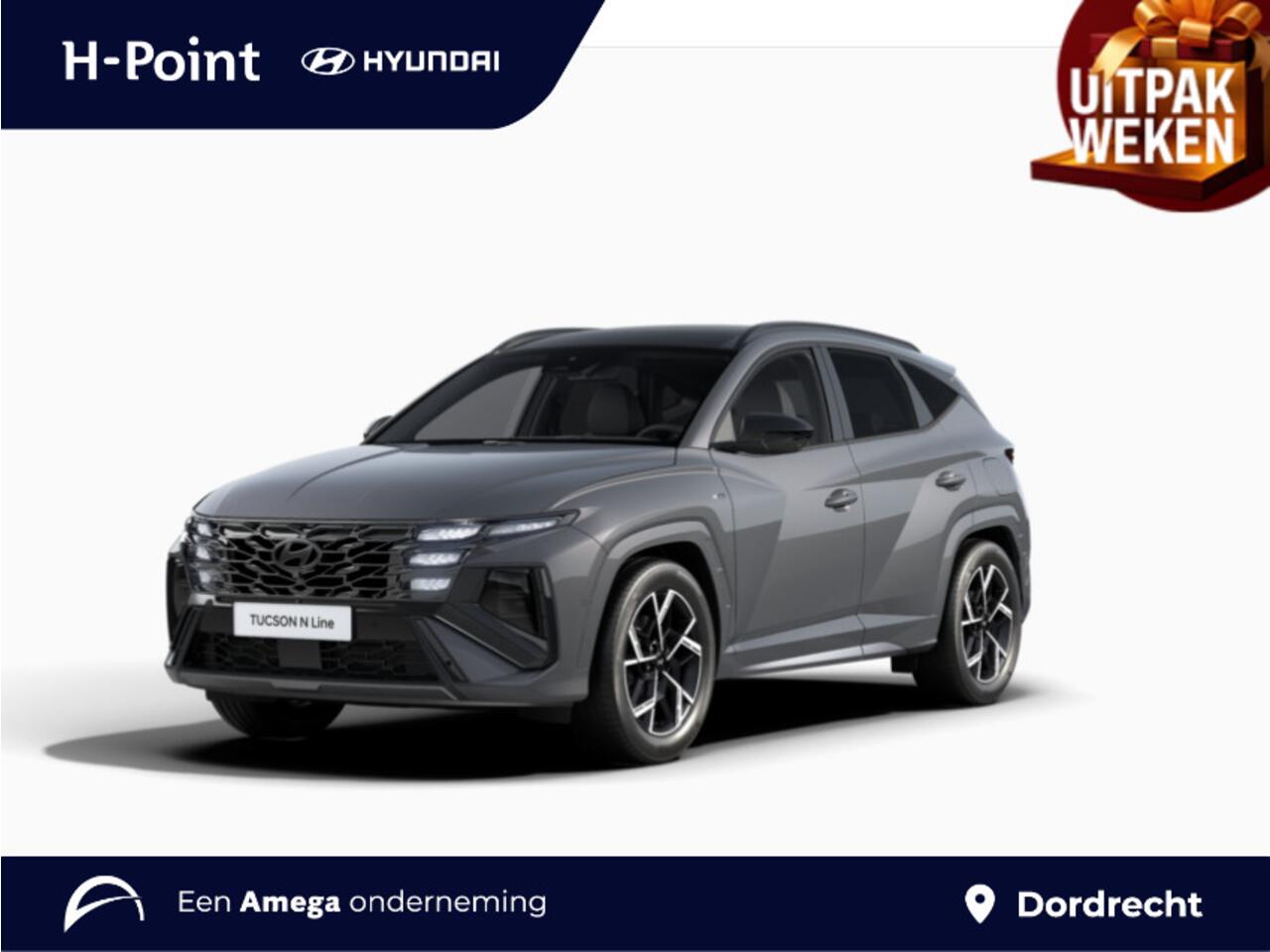 Hyundai TUCSON 1.6 T-GDI HEV N Line Sky | ¤4425 KORTING | MODELJAAR 26 | VERHOOGD TREKGEWICHT | 360 CAMERA | STOELVERWARMING |