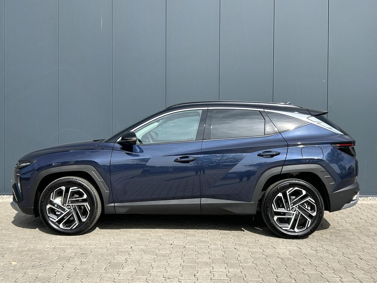 Hyundai TUCSON 1.6 T-GDI HEV Premium / Leder / 360 Camera / Stoel- & Stuurverwarming / Stoelverkoeling / Navigatie / Adaptive Cruise Control / Climate Control / Snel Leverbaar! /