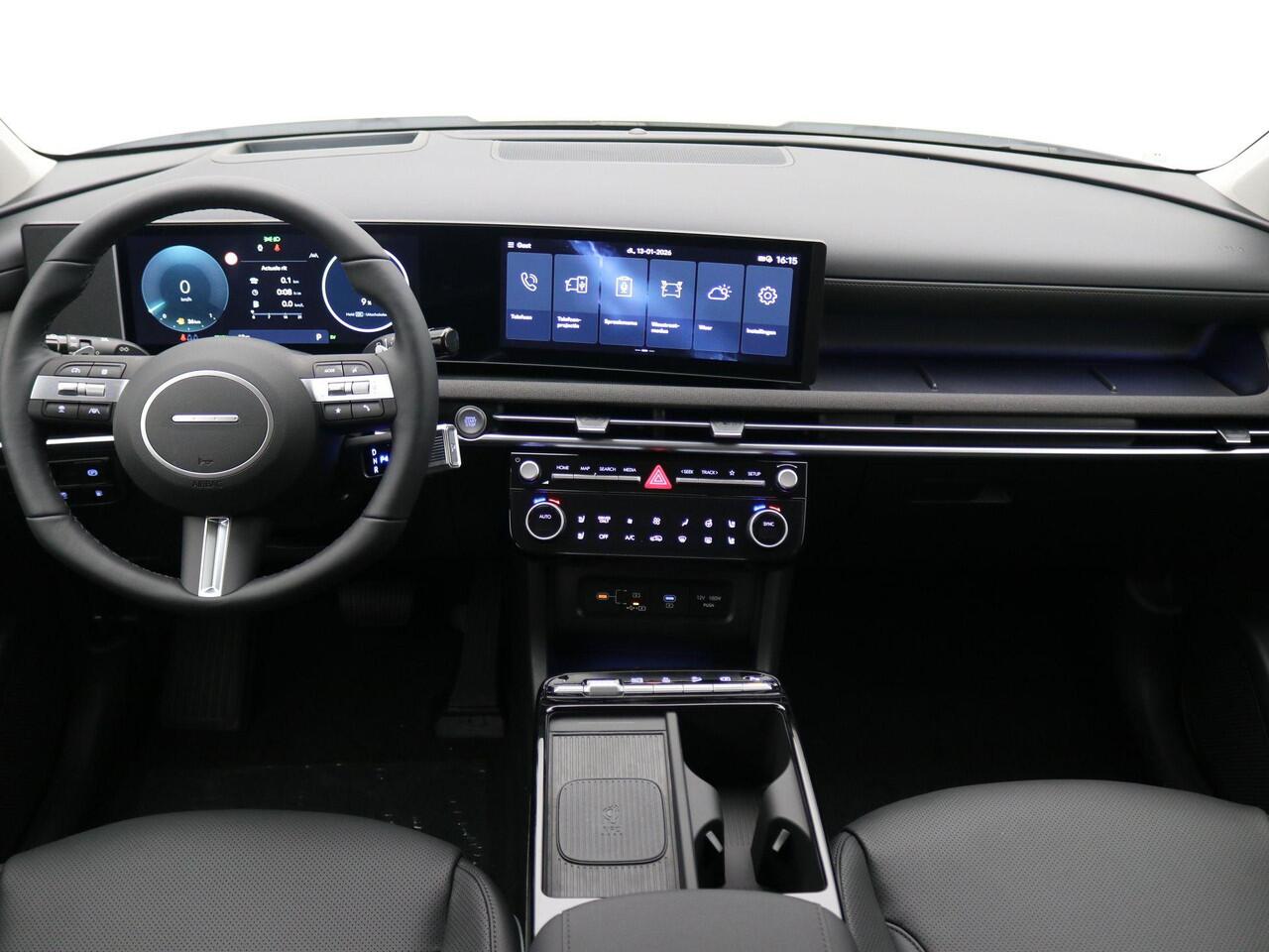 Hyundai TUCSON 1.6 T-GDI PHEV Premium / ¤2.500,- voordeel op de nieuwprijs / Rijklaarprijs / Direct Leverbaar / Full Option / Zwarte Lederen interieur / Two-Tone dak & Lak combinatie /