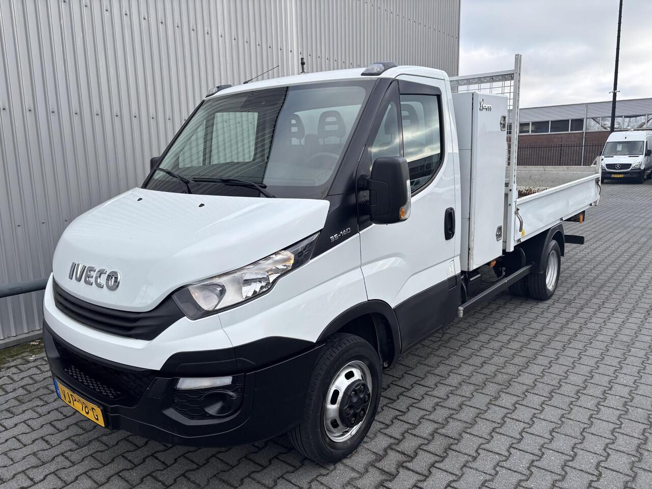 Iveco DAILY 35C14 2.3*ECC*CRUISE*HAAK*KIPPER LIFT*3PERS*3500KG