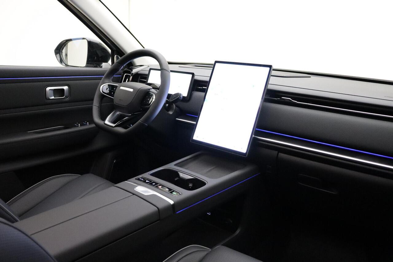 Jaecoo 7 Exclusive | RIJKLAAR INCLUSIEF ¤2.500,- REGISTRATIEVOORDEEL | Glazen schuif-/ kanteldak | 7 jaar garantie tot 150.000 km | 360 3D Camera | Lederen bekleding | Stoelventilatie & verwarming | Elektrische achterklep | Apple Carplay/Android auto