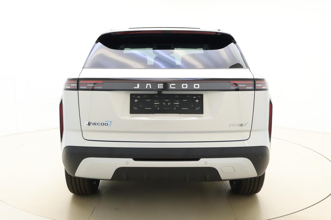 Jaecoo 7 Exclusive | RIJKLAAR INCLUSIEF ¤2.500,- REGISTRATIEVOORDEEL | Glazen schuif-/ kanteldak | 7 jaar garantie tot 150.000 km | 360 3D Camera | Lederen bekleding | Stoelventilatie & verwarming | Elektrische achterklep | Apple Carplay/Android auto