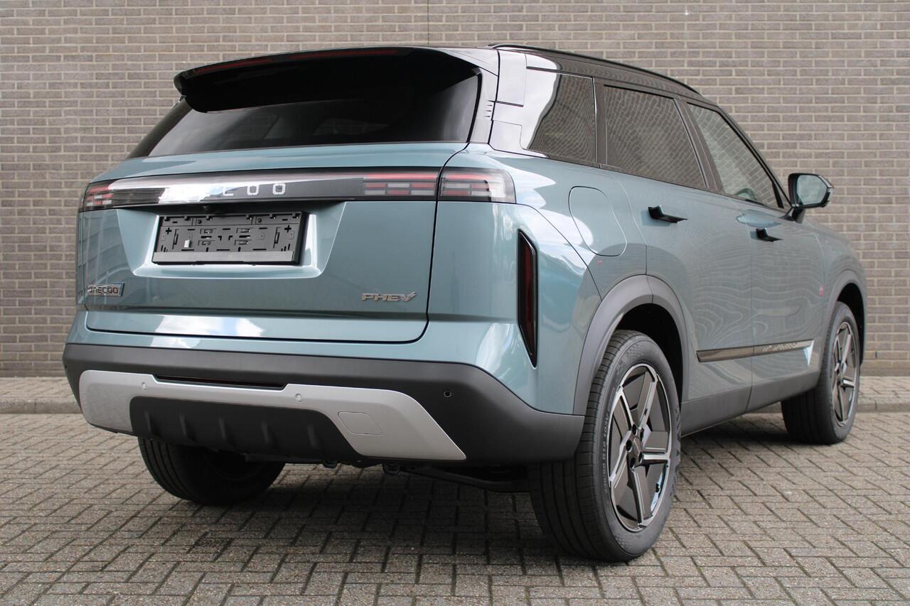 Jaecoo 7 Exclusive Automaat, Schuif-Kanteldak, 1500 KG trekgewicht, Navigatie, 19" LM velgen, Elektrische achterklep, Luxe lederen bekleding, 7 jaar garantie