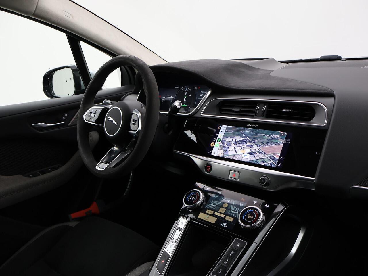 Jaguar i-Pace EV400 HSE 90 kWh *PORTOFINO BLUE* + 22 INCH | LUCHTVERING | PANORAMA | 360 CAMERA | STOELVENTILATIE