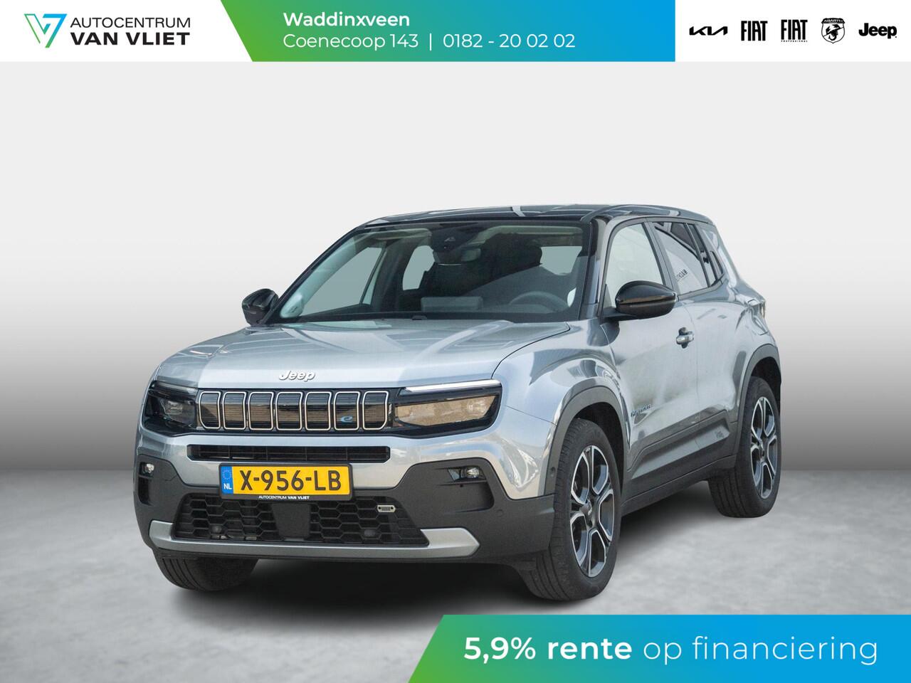 Jeep Avenger 1st Edition 54 kWh | 17% Bijtelling | Clima | Cruise | Adapt. Camera | Apple Carplay | BSM | 18" | Keyless | Winter Pack