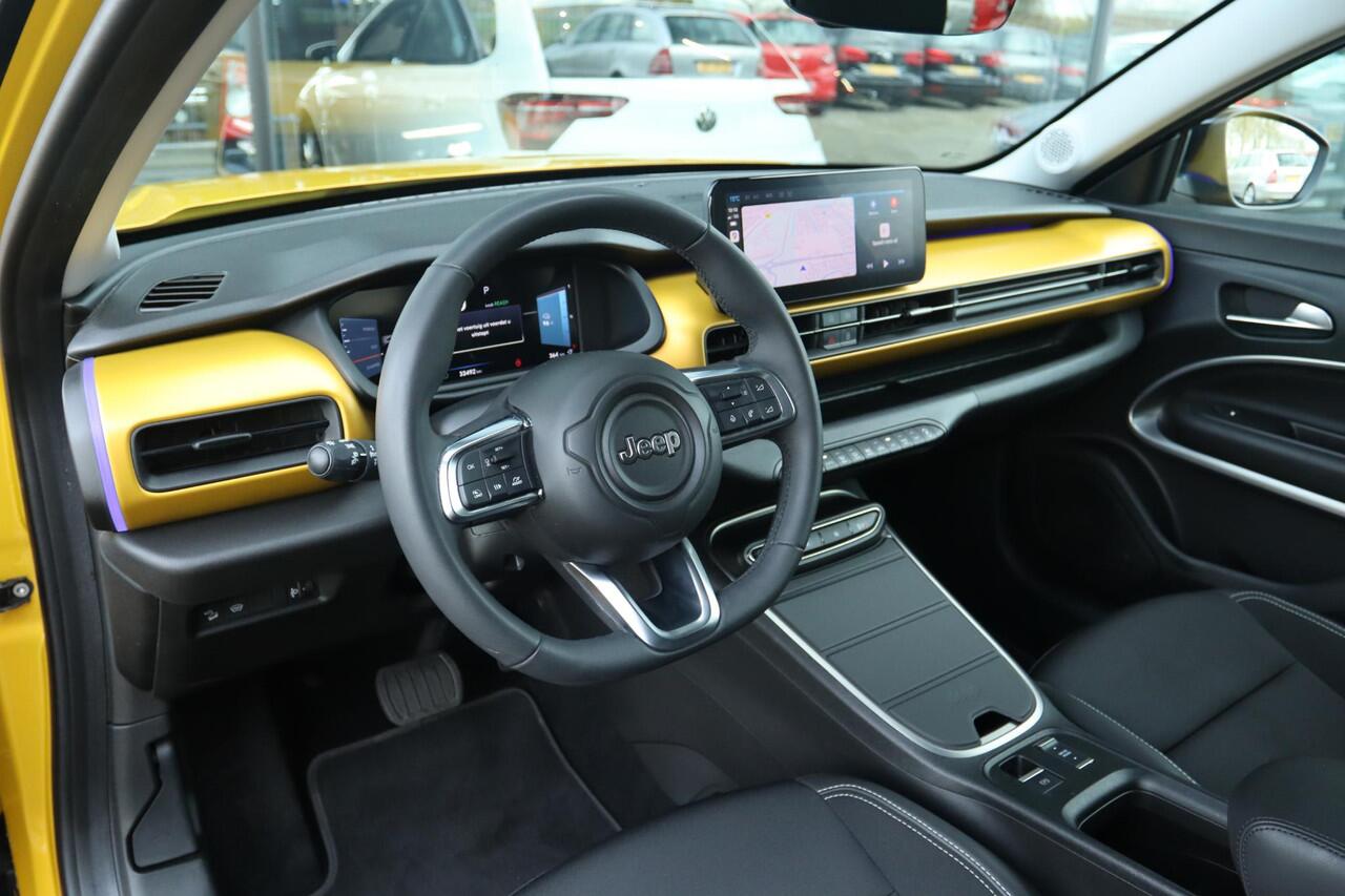 Jeep Avenger SUMMIT 54 KWH | LED | CARPLAY | CAMERA | KEY-LESS | ACC | WARMTEPOMP | STOELVERW.