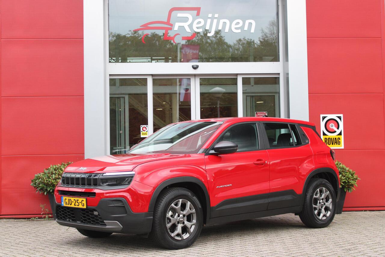 Jeep Avenger 1.2 Longitude | DAB+ RADIO | APPLE CARPLAY / ANDROID AUTO | CRUISE CONTROL | LED KOPLAMPEN / ACHTERLICHTEN | CRUISE CONTROL | PARKEERSENSOREN ACHTER | LICHT METALEN VELGEN |
