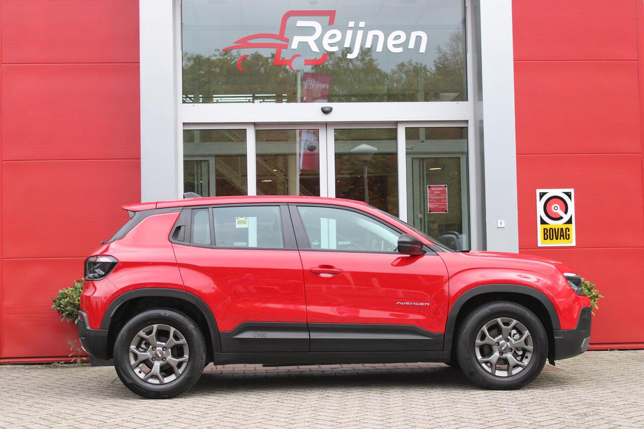 Jeep Avenger 1.2 Longitude | DAB+ RADIO | APPLE CARPLAY / ANDROID AUTO | CRUISE CONTROL | LED KOPLAMPEN / ACHTERLICHTEN | CRUISE CONTROL | PARKEERSENSOREN ACHTER | LICHT METALEN VELGEN |