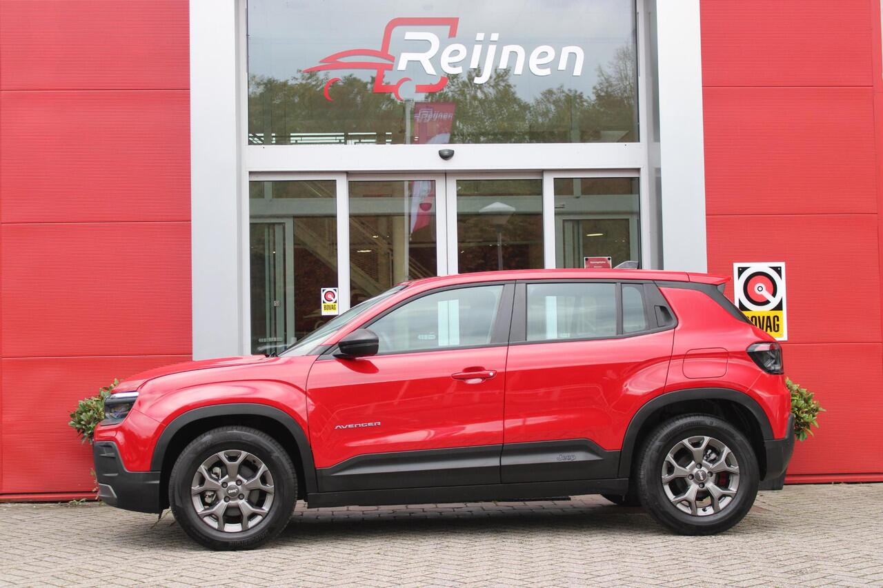 Jeep Avenger 1.2 Longitude | DAB+ RADIO | APPLE CARPLAY / ANDROID AUTO | CRUISE CONTROL | LED KOPLAMPEN / ACHTERLICHTEN | CRUISE CONTROL | PARKEERSENSOREN ACHTER | LICHT METALEN VELGEN |