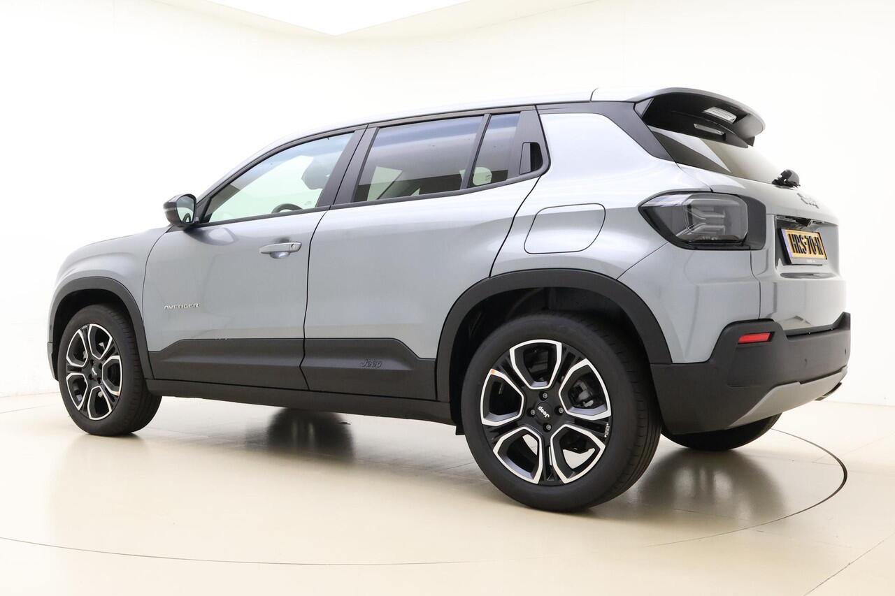 Jeep Avenger 1.2 e-Hybrid Summit | DEMO | LED Projector koplampen | Navigatie | Camera | Sfeerverlichting | 18'' lichtmetalen velgen | JBL Audio | Getint glas | Keyless