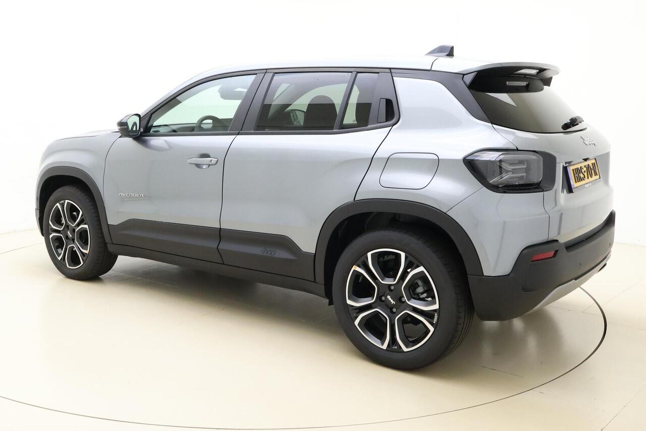 Jeep Avenger 1.2 e-Hybrid Summit | DEMO | LED Projector koplampen | Navigatie | Camera | Sfeerverlichting | 18'' lichtmetalen velgen | JBL Audio | Getint glas | Keyless