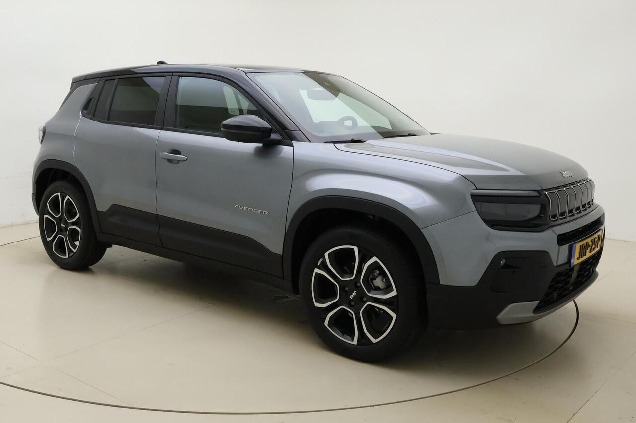 Jeep Avenger 1.2 e-Hybrid Summit | Panoramadak | Adaptive Cruise Control | JBL Audio | Stoelverwarming | Trekhaak | Climate Control | Navigatie | Elektrische achterklep