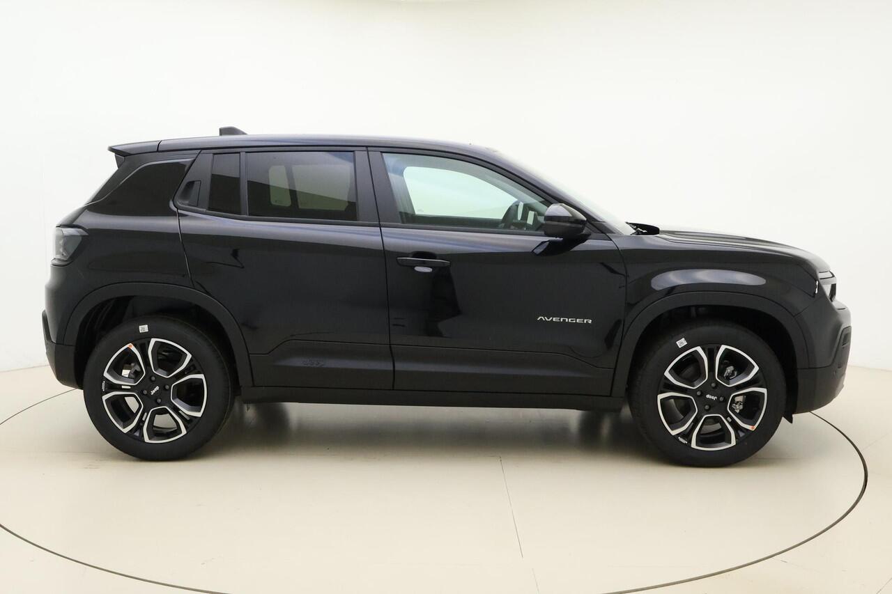 Jeep Avenger 1.2 e-Hybrid Summit Automaat | Navigatie | Elektrische achterklep | Panoramadak | Led koplampen | 18'' Licht metalen velgen | Stoelverwarming | Voorruitverwarming