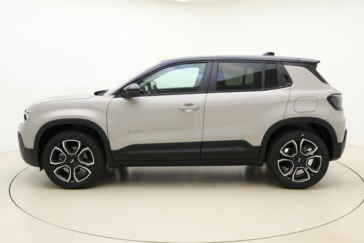 Jeep Avenger 1.2 e-Hybrid Summit | Navigatie | Automaat | 18'' lichtmetalen velgen | Two-tone lak | JBL audio | Elektrische achterklep | LED | Sfeerverlichting