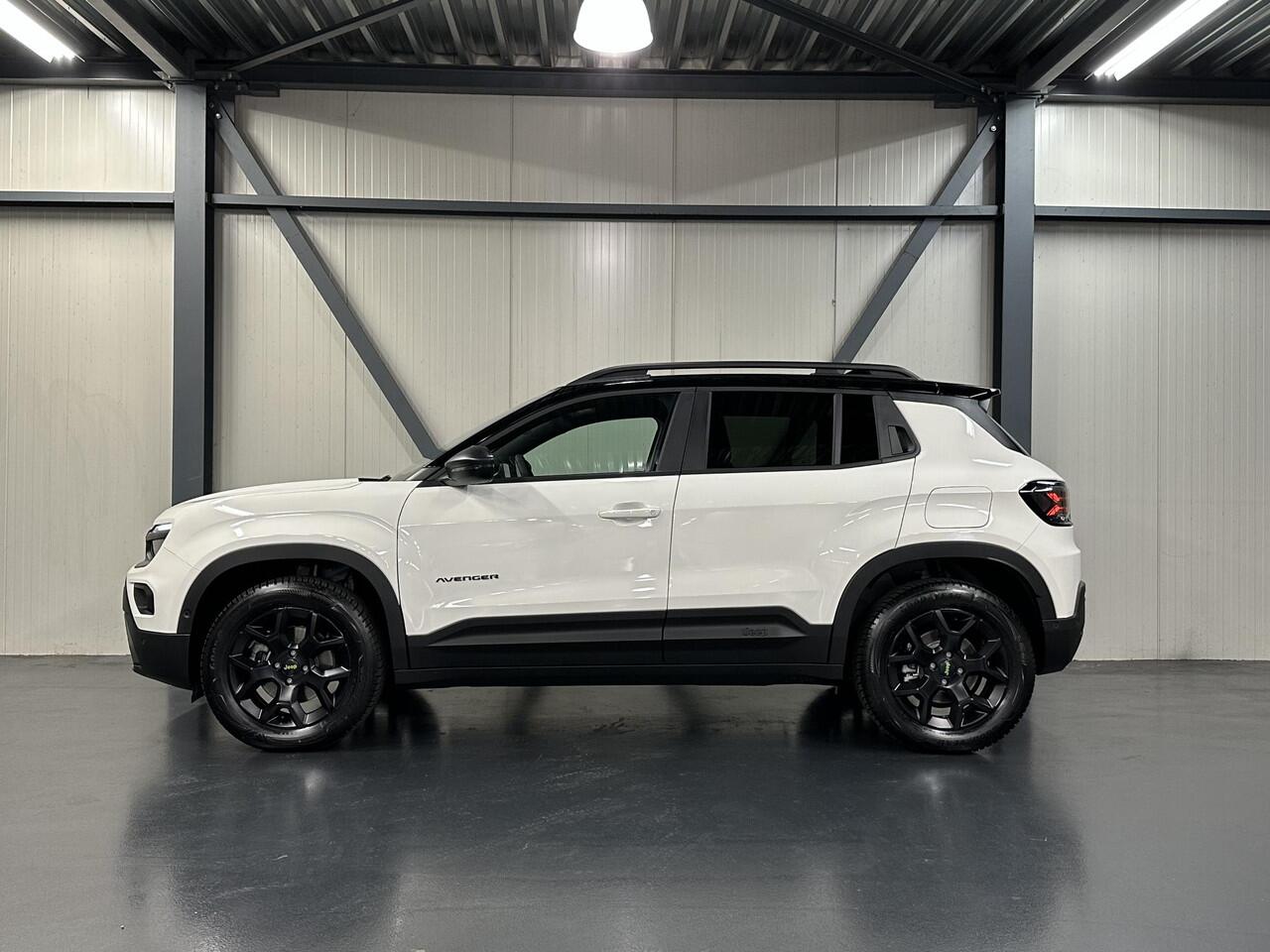 Jeep Avenger 1.2T 4xe Overland | 1ste eigenaar | AUTOMAAT | AppleCarPlay/AndroidAuto | Adaptive Cruise Control | Stoel/Stuurverwarming | Camera | Sfeerverlichting | Keyless | Isofix | Privacy Glass | Parkeersensoren | Electrische achterklep |