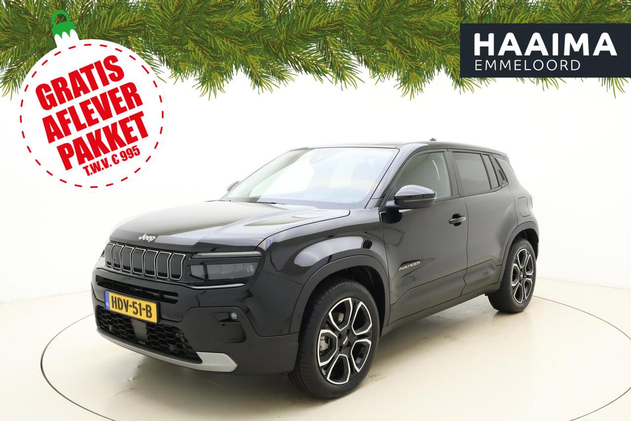 Jeep Avenger Summit 54 kWh | Navigatie | Camera | Keylee | Lichtmetalen velgen | Weinig kilometers | Electrische achterklep | Climate control | DAB Radio | Cruise control |