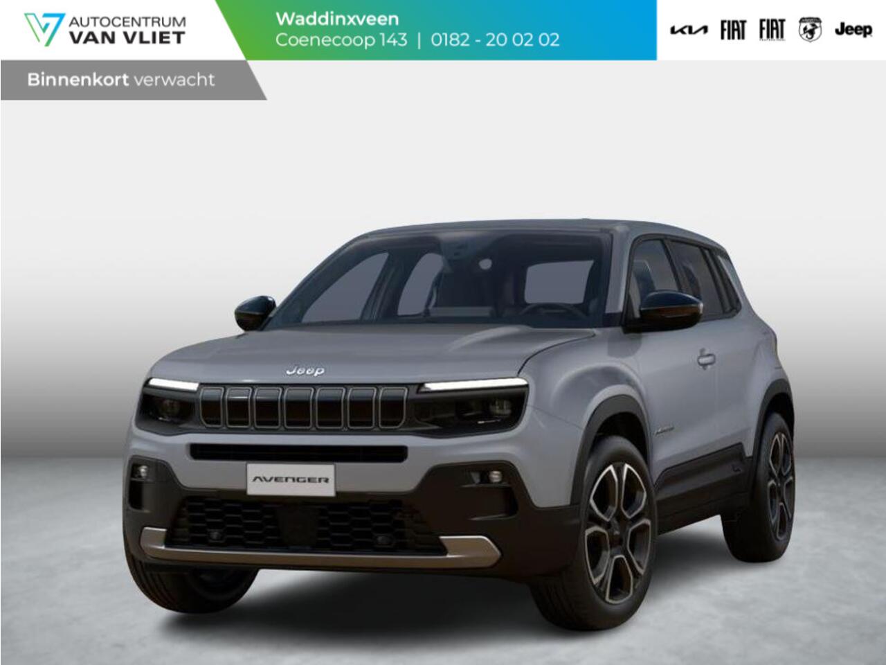 Jeep Avenger Summit 54 kWh | Infotainment&Convenience Pack & Warmtepomp | Winter Pack | Storm Grey