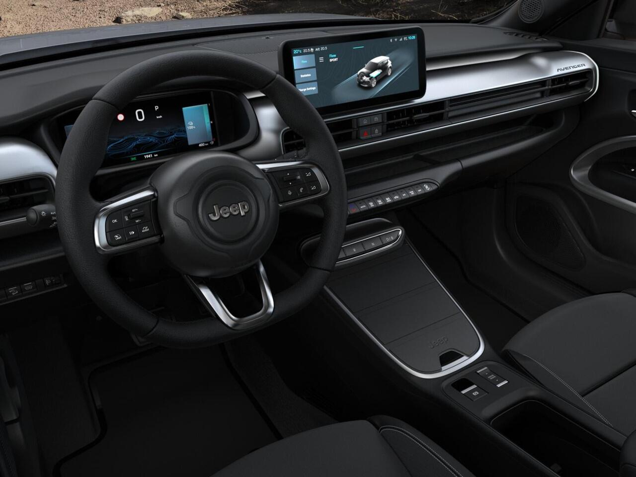 Jeep Avenger Summit 54 kWh | Infotainment&Convenience Pack & Warmtepomp | Winter Pack | Storm Grey