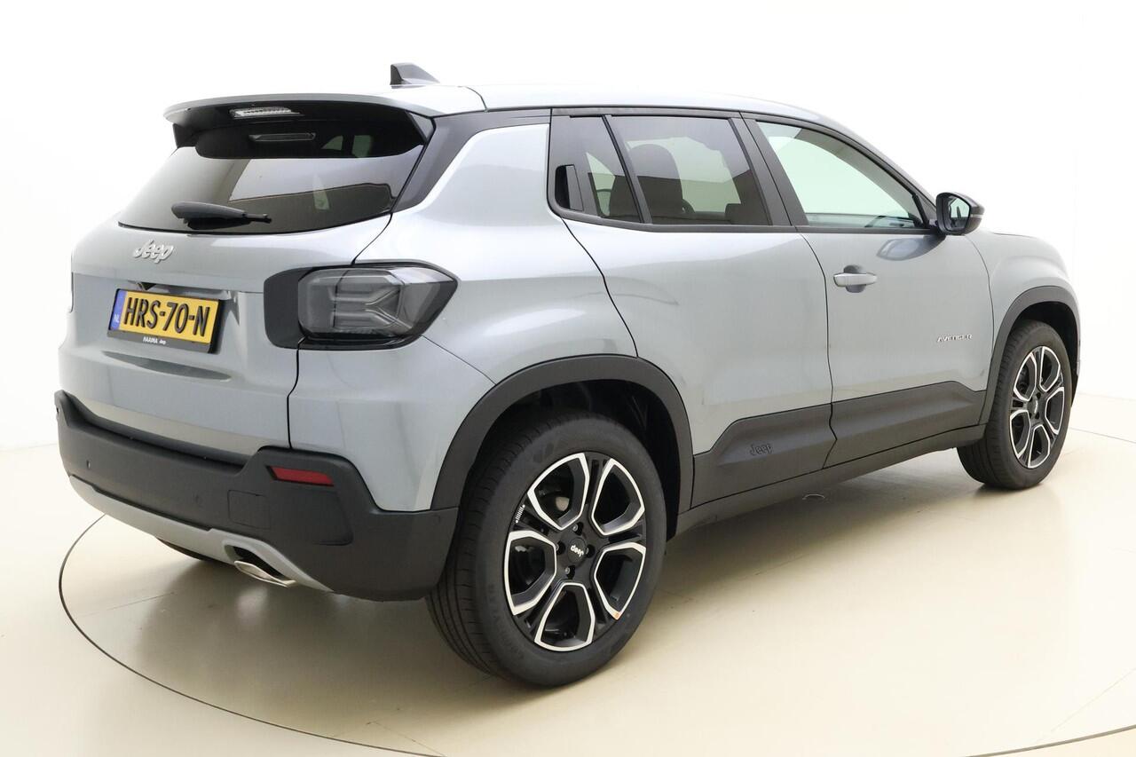 Jeep Avenger 1.2 e-Hybrid Summit LED Projector koplampen | Navigatie | Camera | Sfeerverlichting | 18'' lichtmetalen velgen | JBL Audio | Getint glas | Keyless