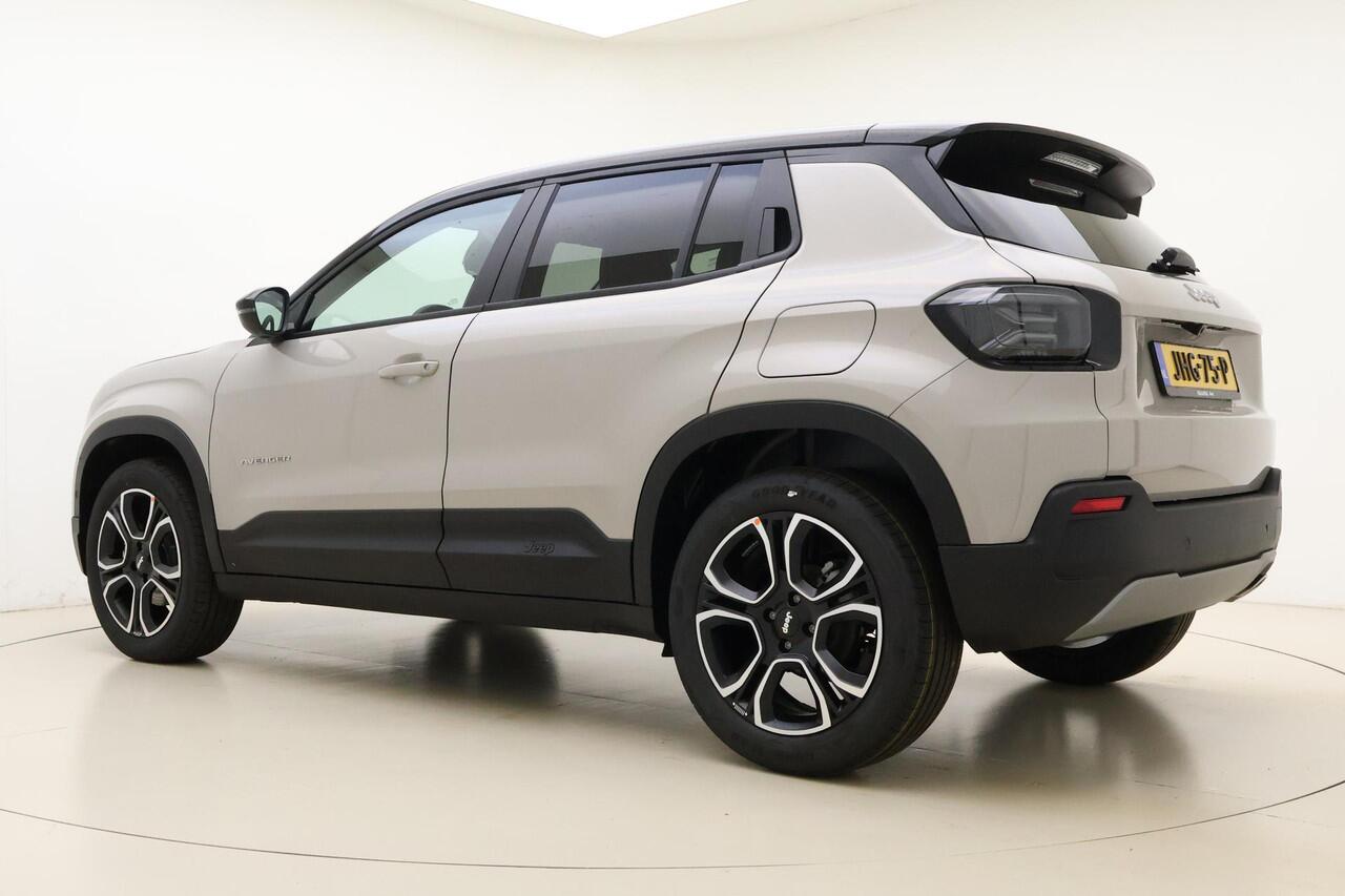 Jeep Avenger 1.2 e-Hybrid Summit | Navigatie | Automaat | 18'' lichtmetalen velgen | Two-tone lak | JBL audio | Elektrische achterklep | LED | Sfeerverlichting