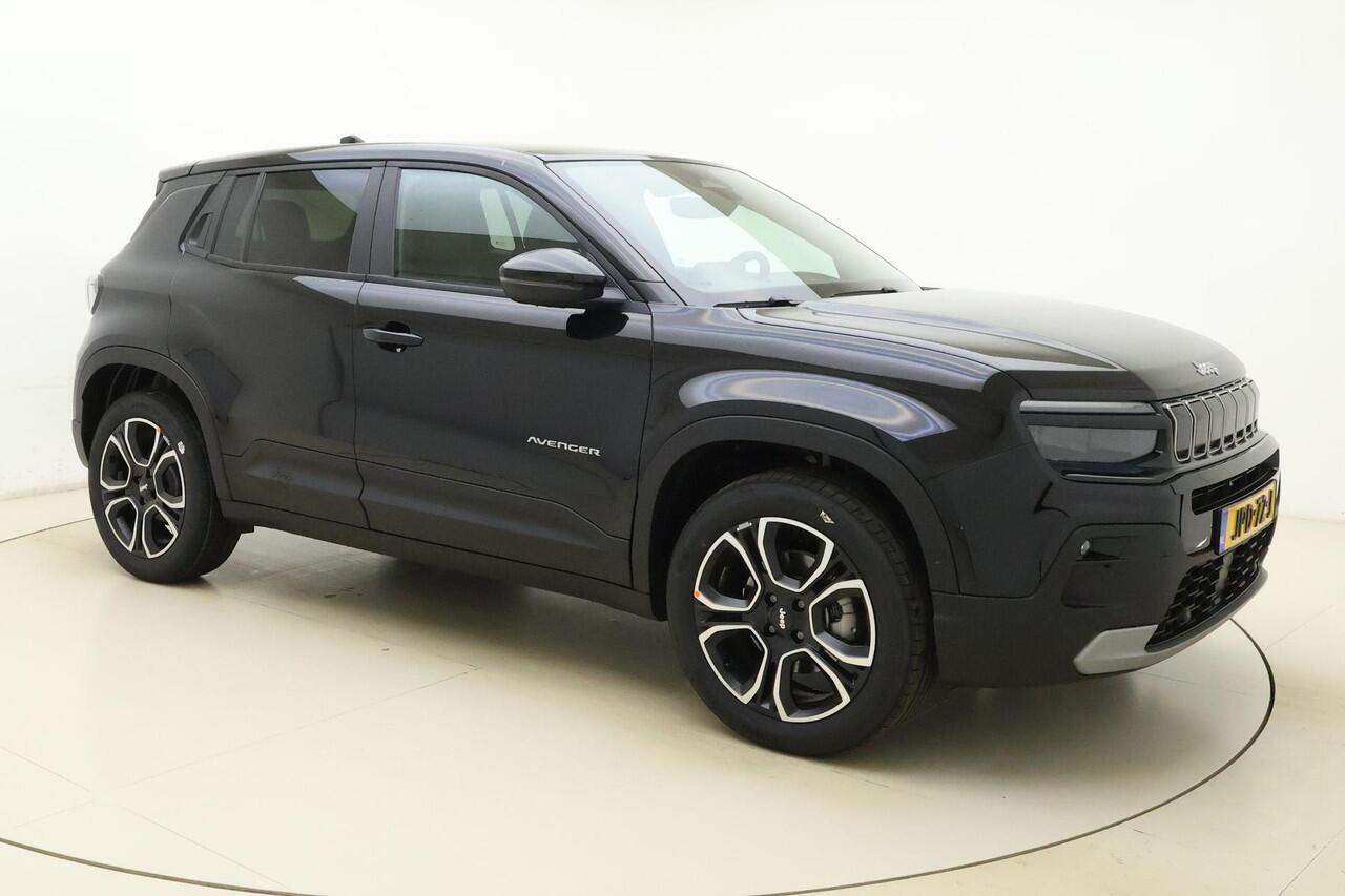 Jeep Avenger Summit 54 kWh | Panoramschisch schuif/ kanteldak | Stoel & Stuurverwarming | Navigatie | Electrische achterklep | Camera | Keyless