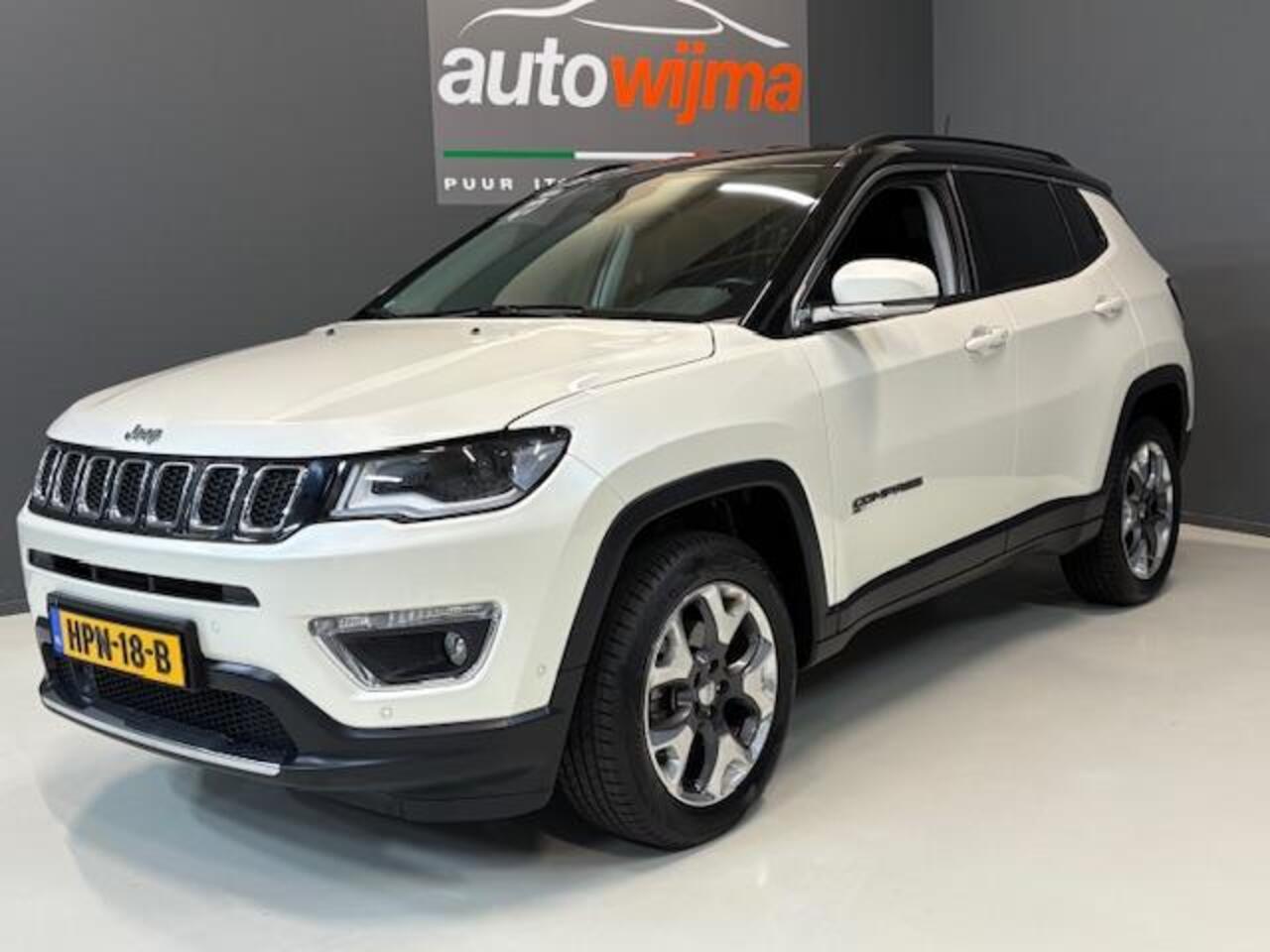 Jeep COMPASS 1.4 MultiAir 170pk Limited 4x4 Automaat Apple carplay, stoel/stuurverwarming, Beats audio Drivers assist pack, Xenon