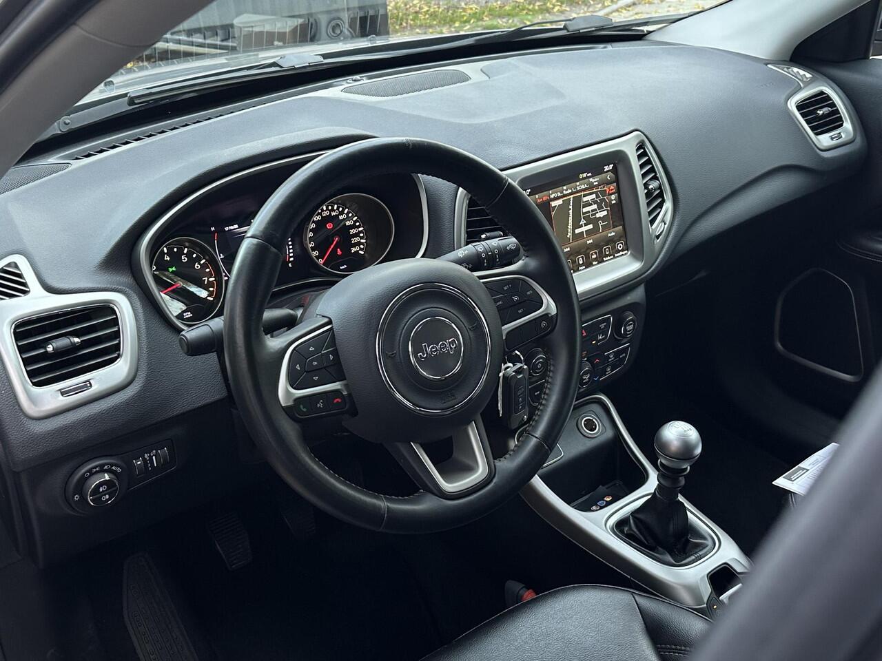 Jeep COMPASS 1.4 MultiAir Longitude Cruise Lane Assist Camera DAB+ Leer/Stof 17''LM Trekhaak