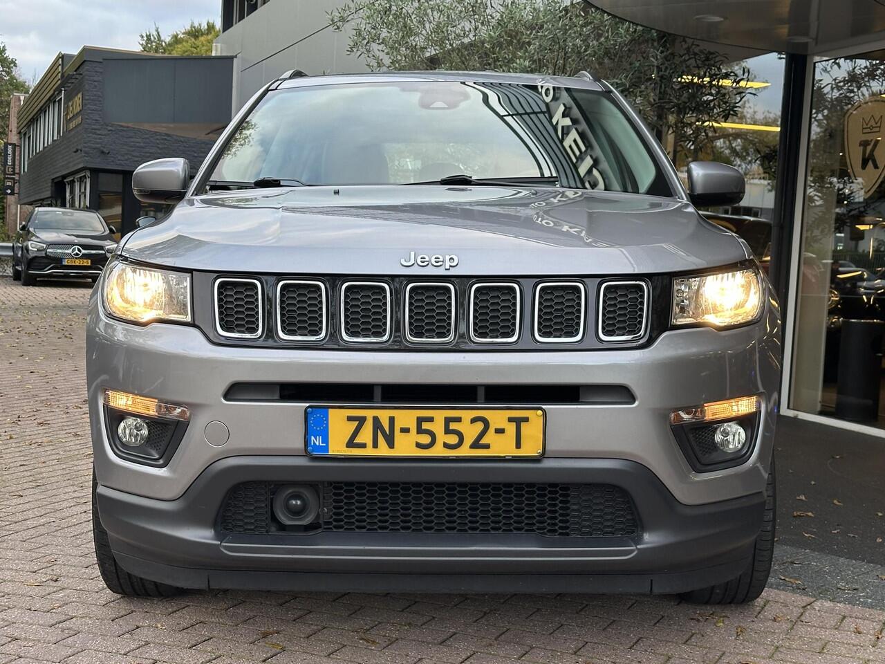 Jeep COMPASS 1.4 MultiAir Longitude Cruise Lane Assist Camera DAB+ Leer/Stof 17''LM Trekhaak