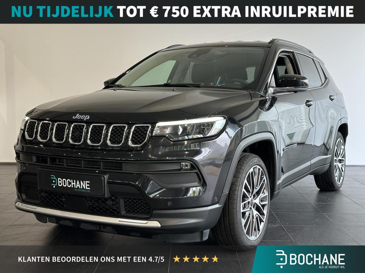 Jeep COMPASS 4xe 240 Plug-in Hybrid Electric Limited | 360° CAMERA | ADAPTIVE CRUISECONTROL | OFF-ROAD ONDERSTEL | ELEKTRISCHE ACHTERKLEP