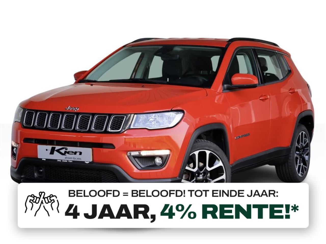 Jeep COMPASS 1.3T Sport | Automaat | 19" | Navi | Trekhaak |